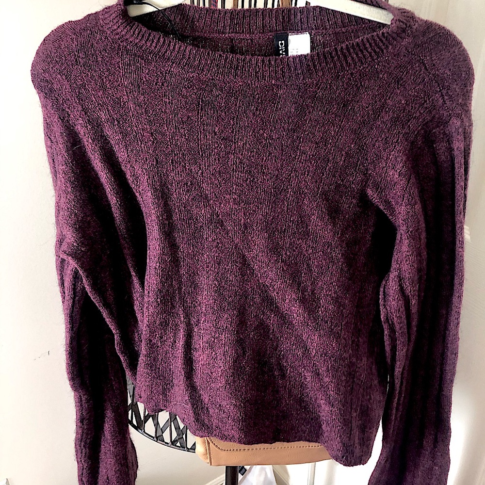 Purple sweater